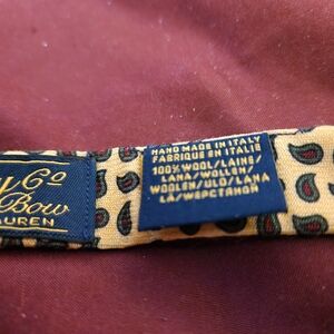 Ralph Lauren Paisley Wool Tie